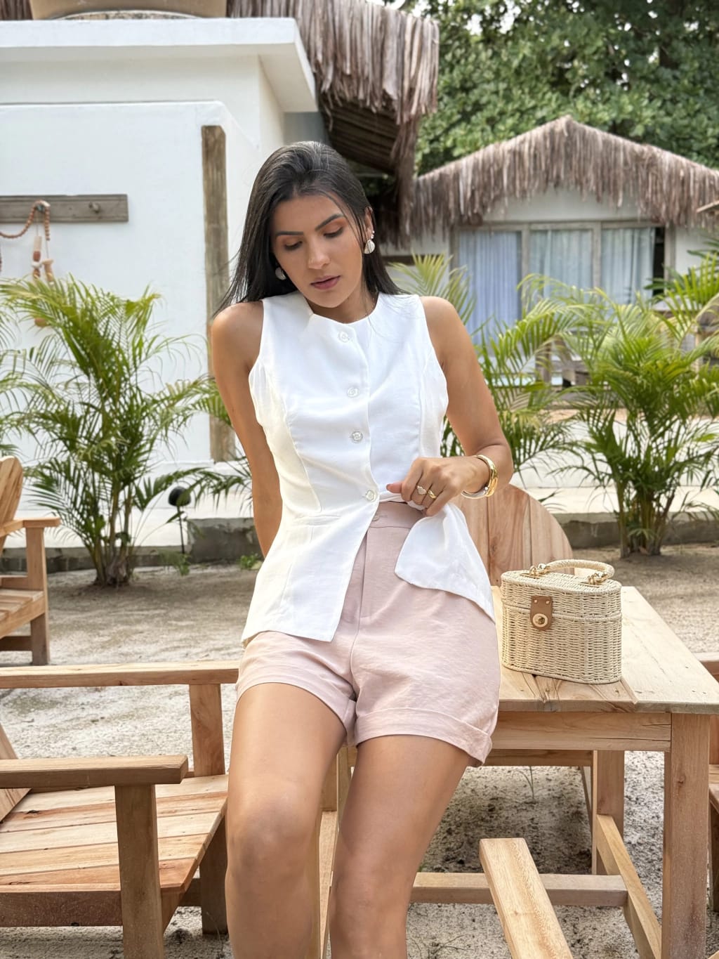 Short Alfaiataria Louise