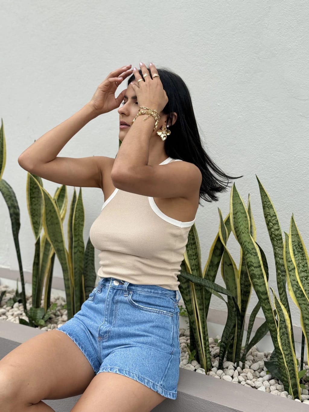 Short Jeans Cintura Alta
