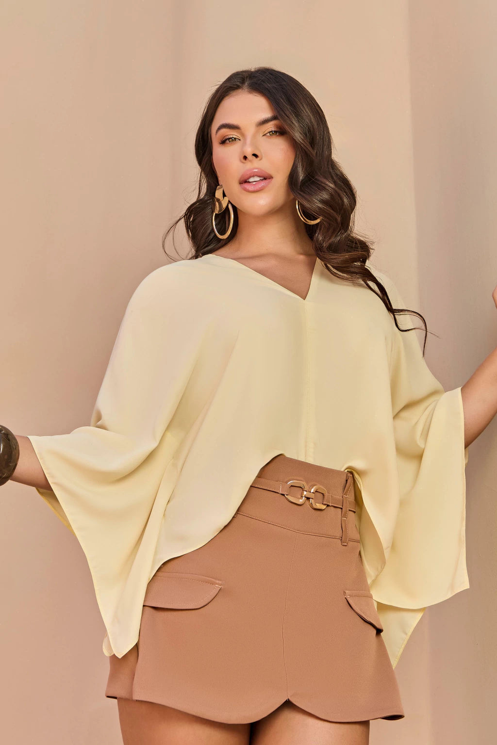 Blusa em Crepe