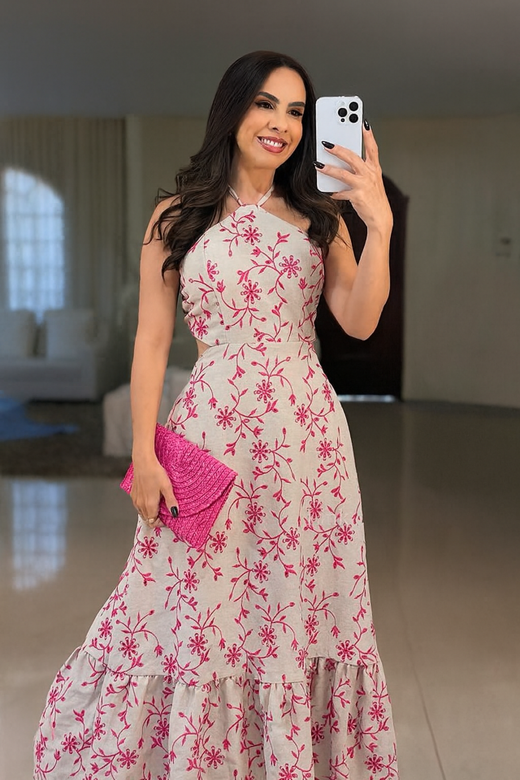 VESTIDO CAMILA FLORES