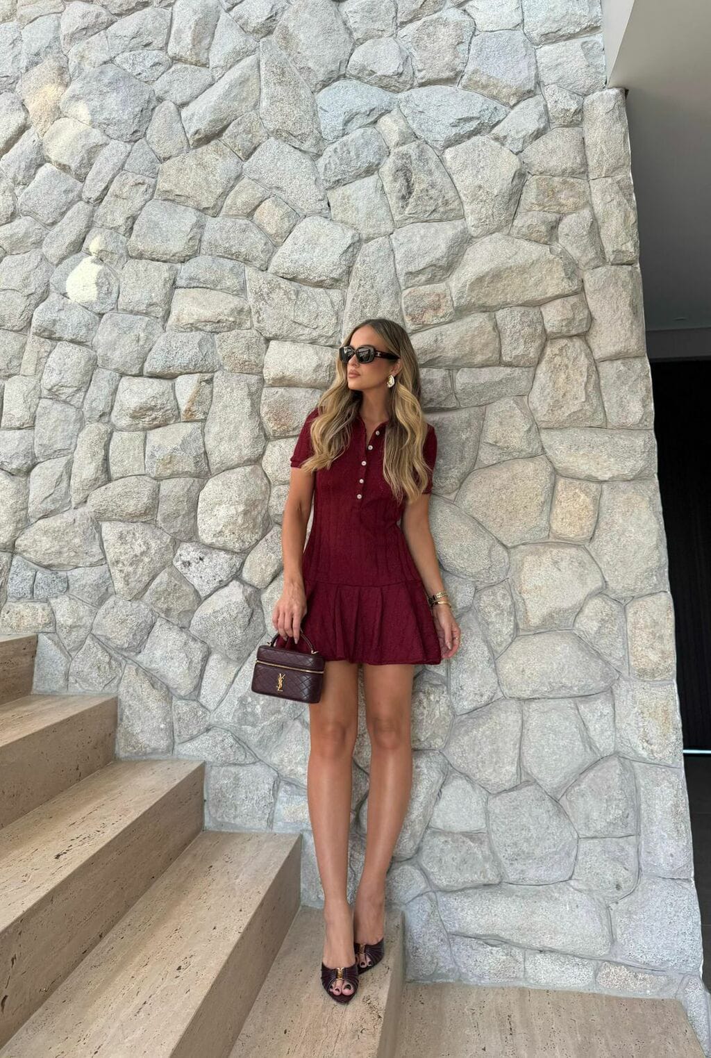 Vestido Vinho Isis