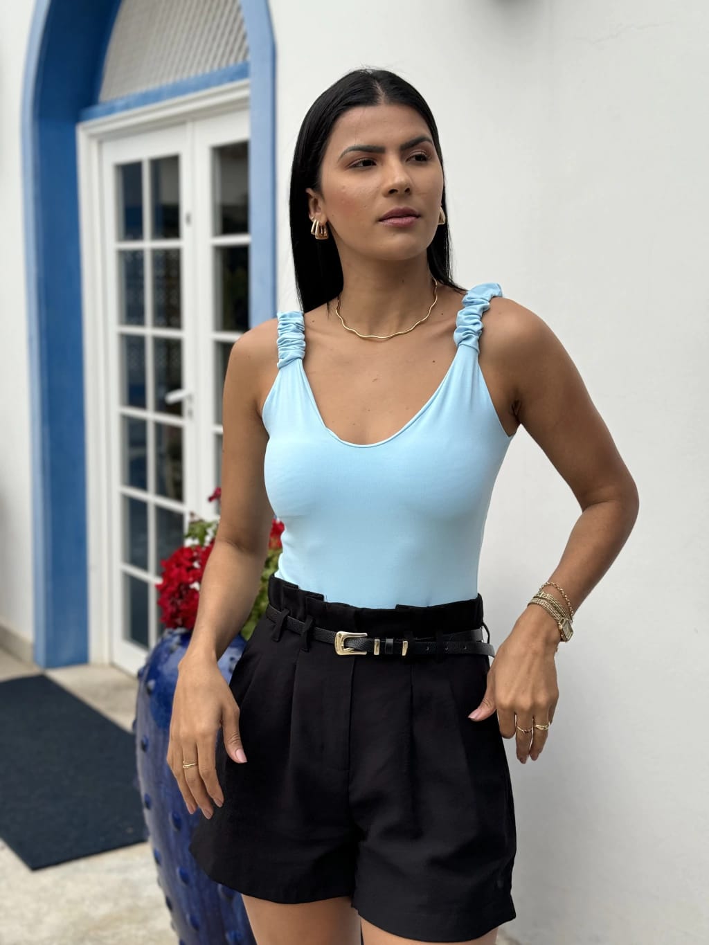 Short Em Alfaiataria Alice